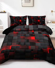 Abstract Grid Series Quilt Cover Digital Printing Bedding