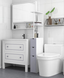 54" Tall Bathroom Storage Cabinet
