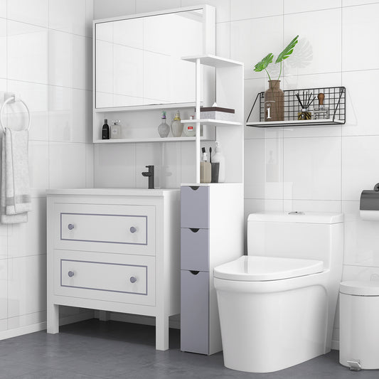 54" Tall Bathroom Storage Cabinet