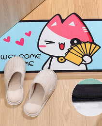 Cartoon Welcome Entrance Doormats Carpets Rugs For Home Bath