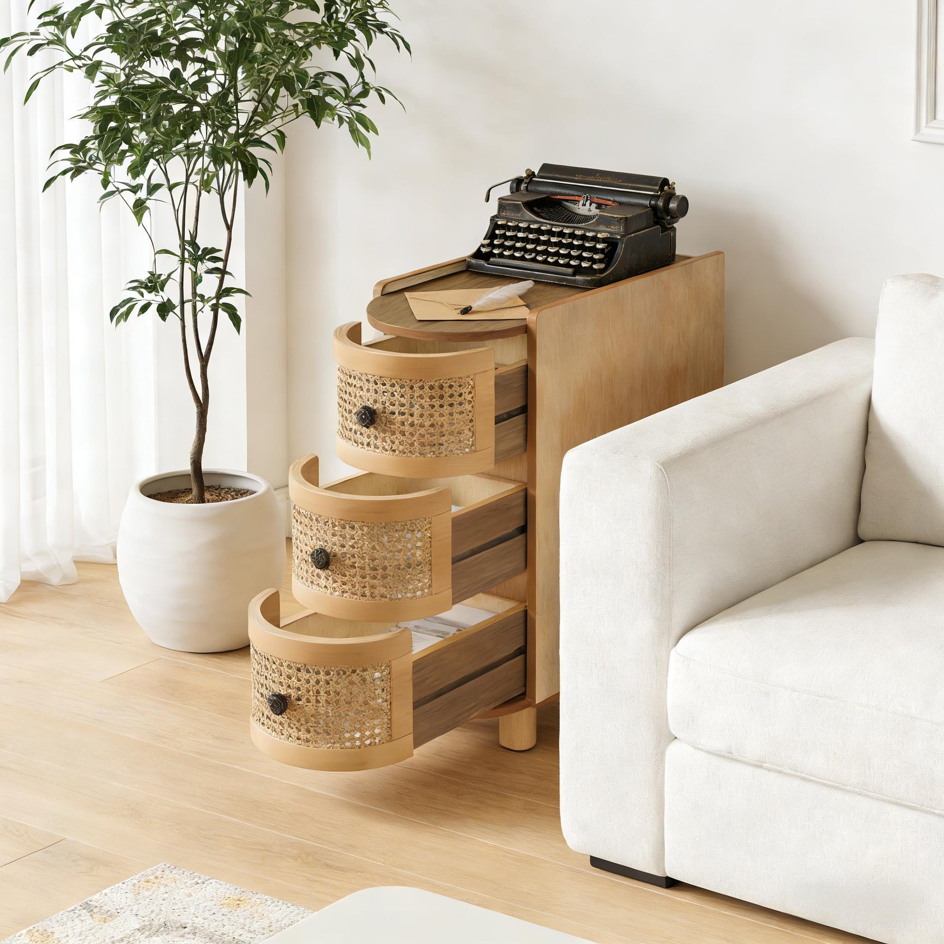 Wooden NightStand,End Table,Side Table