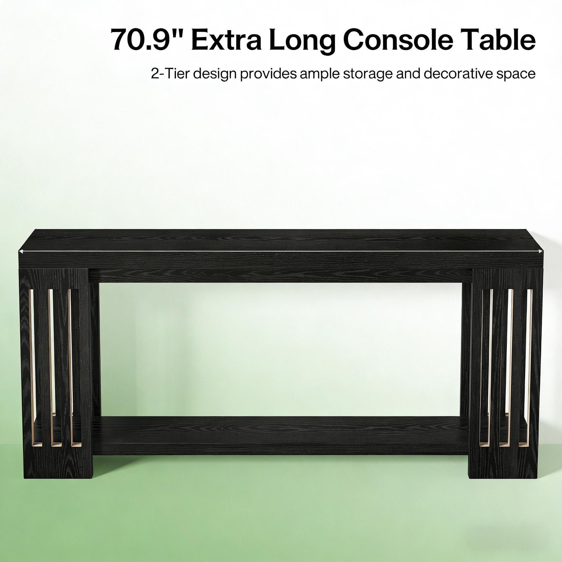 Console Table, 2-Tier Side Table,Sofa Table