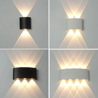 Led Wall Lamp outdoor Stair Light Fixture Bedside Loft Living Room Up Down Home Hallway Lampada 2W 4W 6W 8W 10W 12W Wall Sconces
