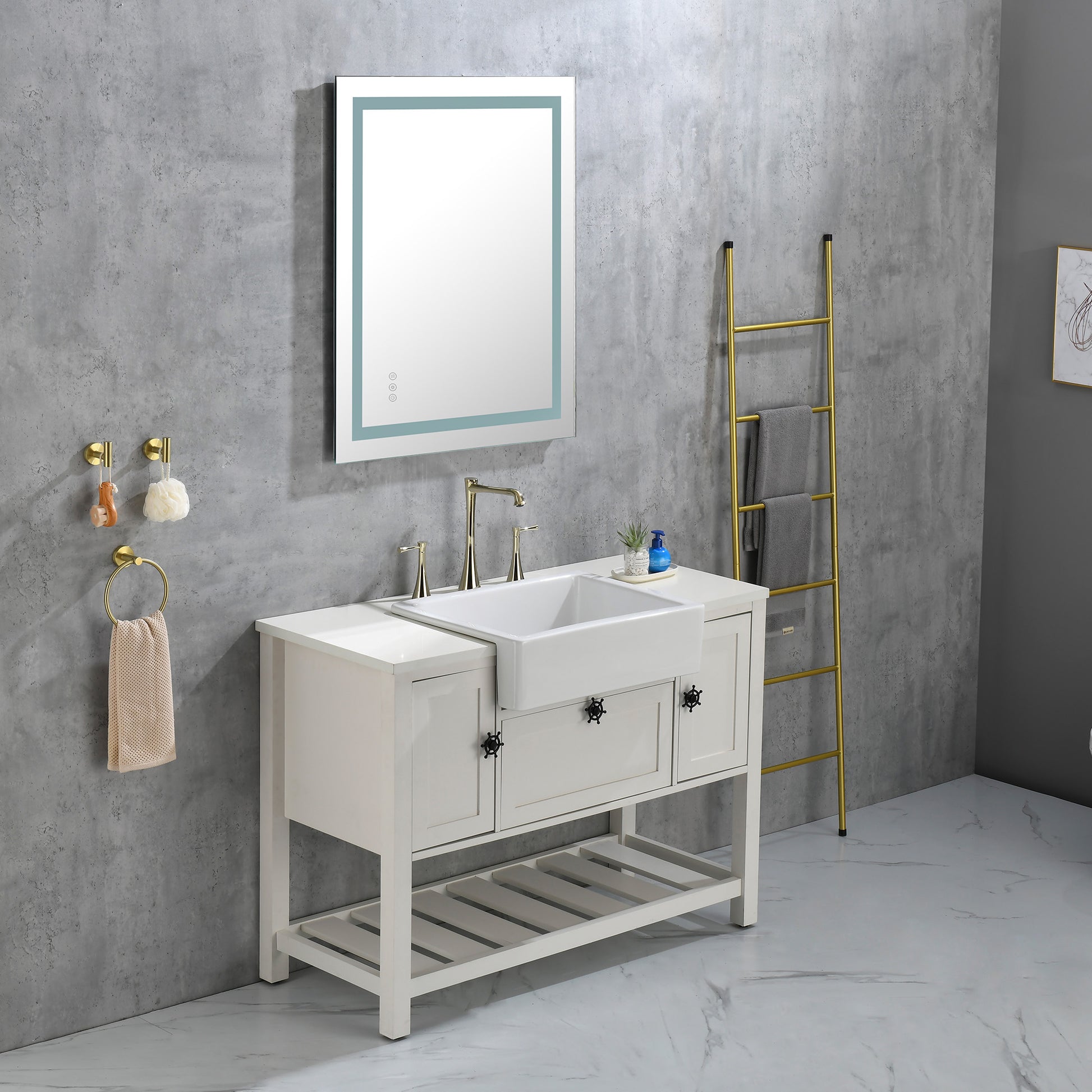 36x28 Inch LED Bathroom Mirror
