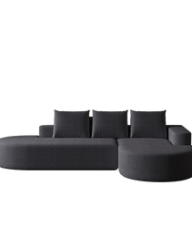 Modern Curved Sofa ,Chenille Upholstered Sectional Sofa Couch Set,Modular 108.5 L Shaped Sectional Living Room Sofa Set With 3 Pillows,Free Combination Sofa Couch For Living Room,Bedroom