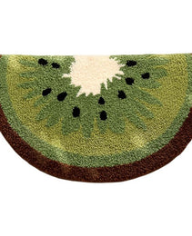 Kiwi Fruit Bath Mats Cute Bathroom Rugs, Particularly Absorbent