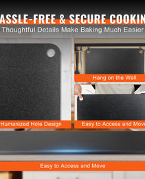 Pizza Steel, 20' X 14' X 3/8' Pizza Steel Plate For Oven, Pre-Seasoned Carbon Steel Pizza Baking Stone With 20X Higher Conductivity, Heavy Duty Rustproof Pizza Pan For Outdoor Grill, Indoor Oven