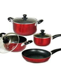 Better Chef 7-Piece Aluminum Non-Stick Cookware Set With Bakelite Handles
