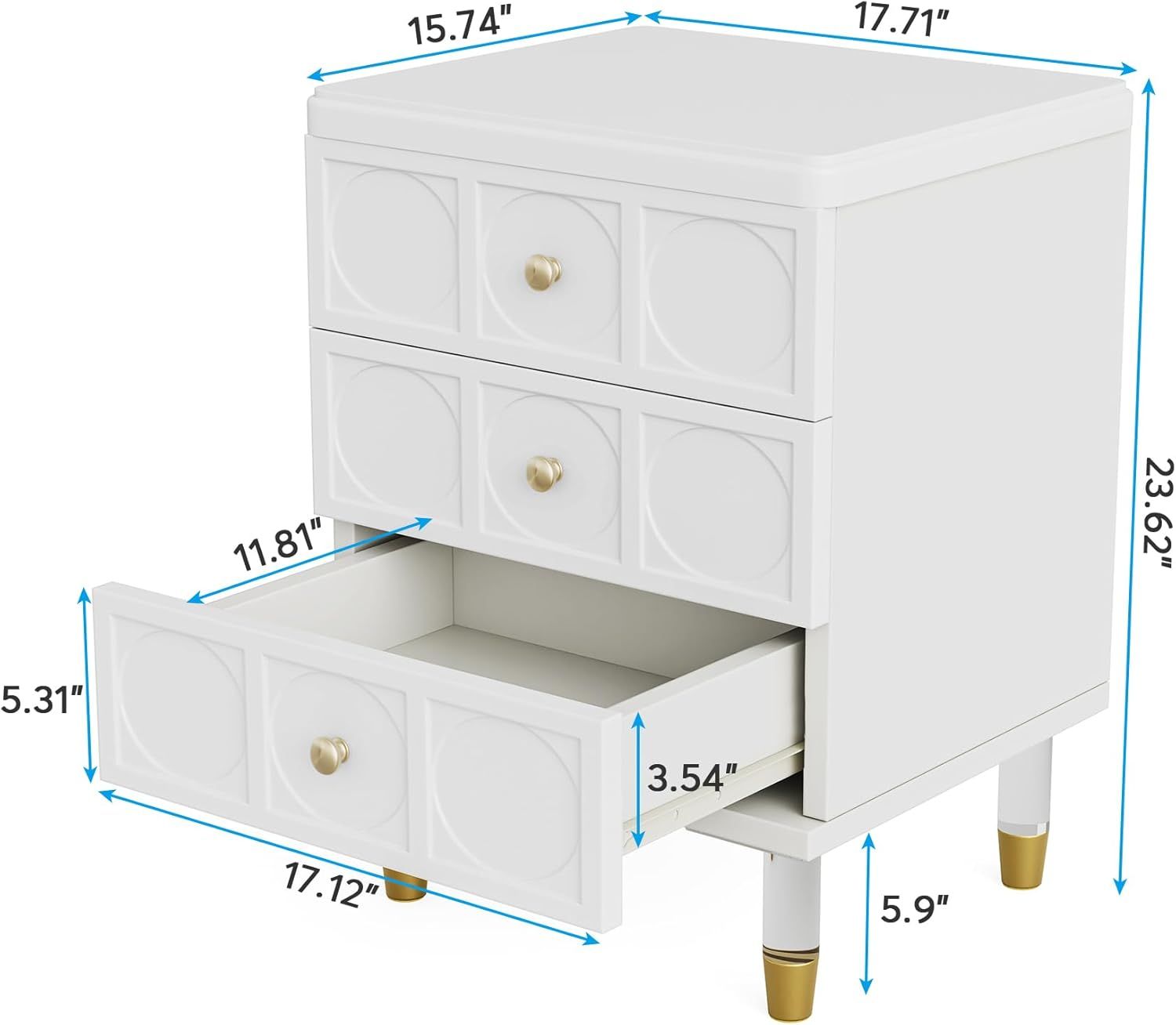 Nightstand Bedside Table