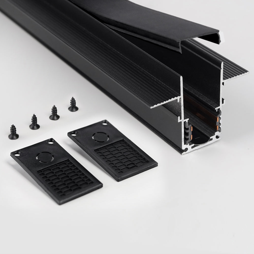 Milight Track magnetic blackStyle Flush Mounted - 1M - AMMR20F15B