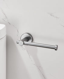 Toilet Paper Holder Gun Grey Thicken Space Aluminum Toilet Roll Holder For Bathroom, Kitchen, Washroom Wall Mount