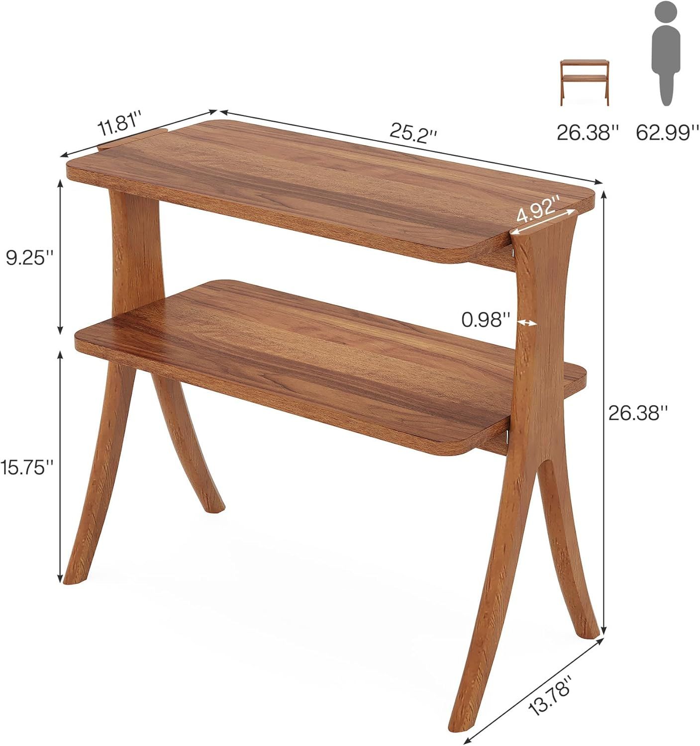 Walnut Side Table