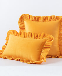 Nordic Velvet Lace Throw Pillows With Upholstered Living Room Sofa