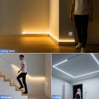 WS2811 Horse Race Chase LED Strip Light Motion Sensor Staircase Night Led Tape Diode Flexible Ribbon For Room Ceiling Decoration