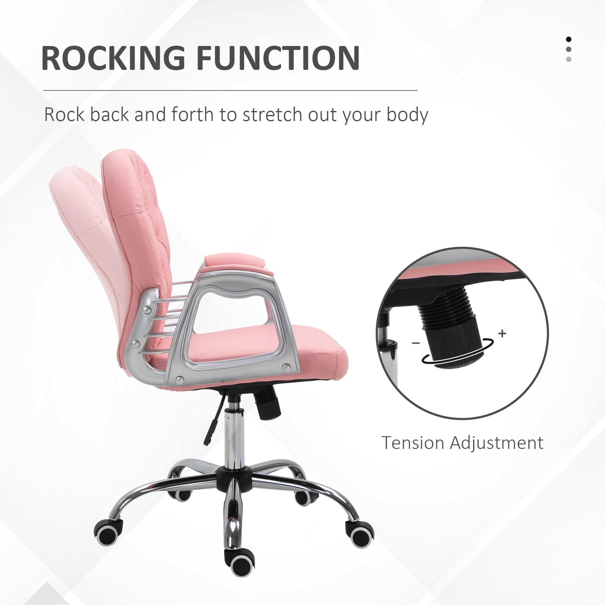 PU Leather Home Office Chair