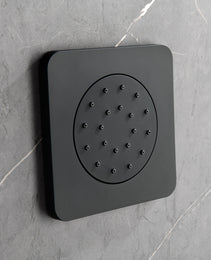 Shower System With Shower Head, Hand-held Shower, Slide Bar, Spray, Shower Arm, Hose, Valve Trim And Lever Handle