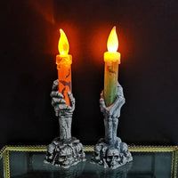 Halloween Led Candles Skeleton Ghost Hands LED Light Happy Halloween Party Home Decoration Supplies Haunted House Horror Props