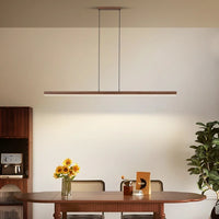 Simple One-word Restaurant Led Pendant Lights Modern Long Dining Table Bar Island Chandeliers Home Interior Decor Lighting Lamps