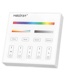 Upgrade Your Smart Home with MiLight Smart Panel Remote Controller 4 Zones B4 - RGBCCT