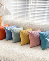 Living Room Home Pillows With Fabric Art Velvet Cushions