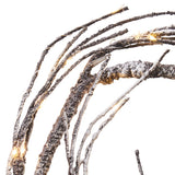 18 Foot Paper Flower Wreath With LED Lights - CJDS