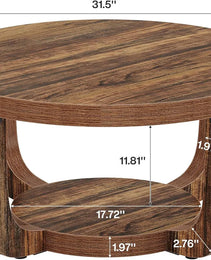 2-Tier Chating Table,Circle Center Table,Coffee Table