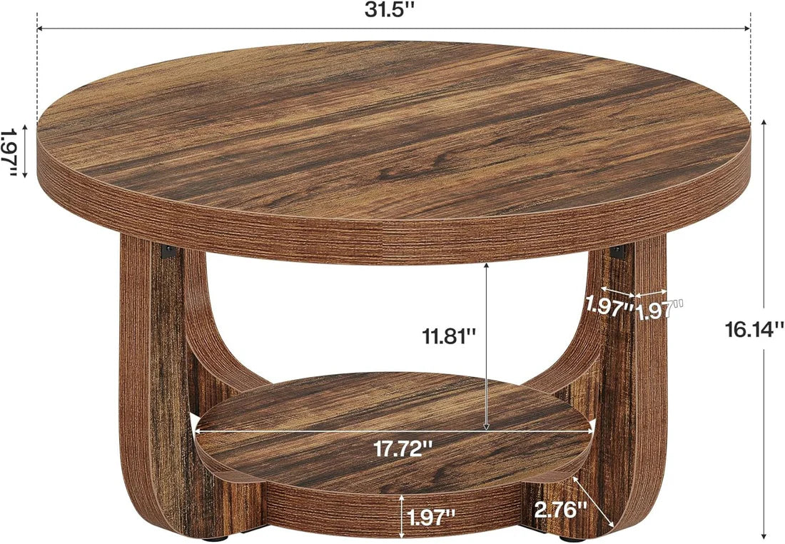 2-Tier Chating Table,Circle Center Table,Coffee Table