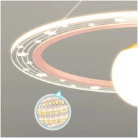 Children's Room Pendant Lamp Creative Cartoon Astronaut Starry Sky Boy Girls Bedroom Chandelier Modern Restaurant Lighting Decor