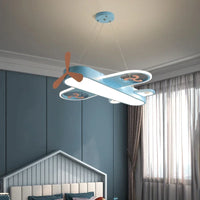 2025 Modern Pink Blue Chandelier Led Deco Designer Aircraft Lamp Baby Girl Boys Home Decor Kids Room Chandelier Lighting