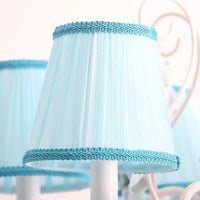 Pink Children's Room Chandeliers Korean Style European Style Flower Bud Flower Lamps Warm Princess Room Girl Bedroom Chandelier
