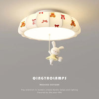 Modern Cartoon LED Chandelier Light Children's Room Kid Bedroom Unicorn Ceiling Pendent Lamp Living Room Home Decoration Lustre
