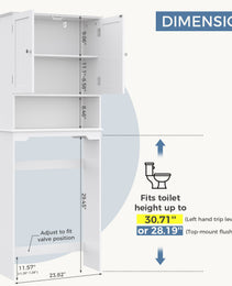 Drawer-equipped Toilet Above Storage Rack, Bathroom Toilet And Towel Storage Rack, Standalone Toilet Stand