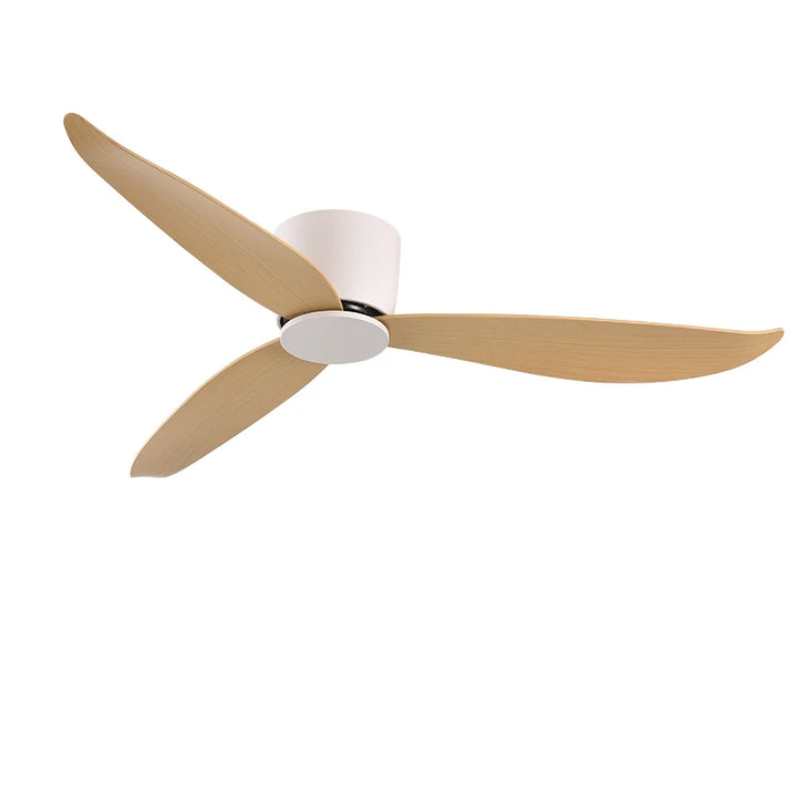 SOVE Ceiling Fan White Low Floor 17cm DC Ceiling Fan With Remote Control Simple Ceiling Fans Without Light 220V
