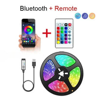 Smart RGB LED Gaming Light Strip USB Christmas Lights Music Sync Flexible Tape APP Remote Control for Gaming Room TV Backlight