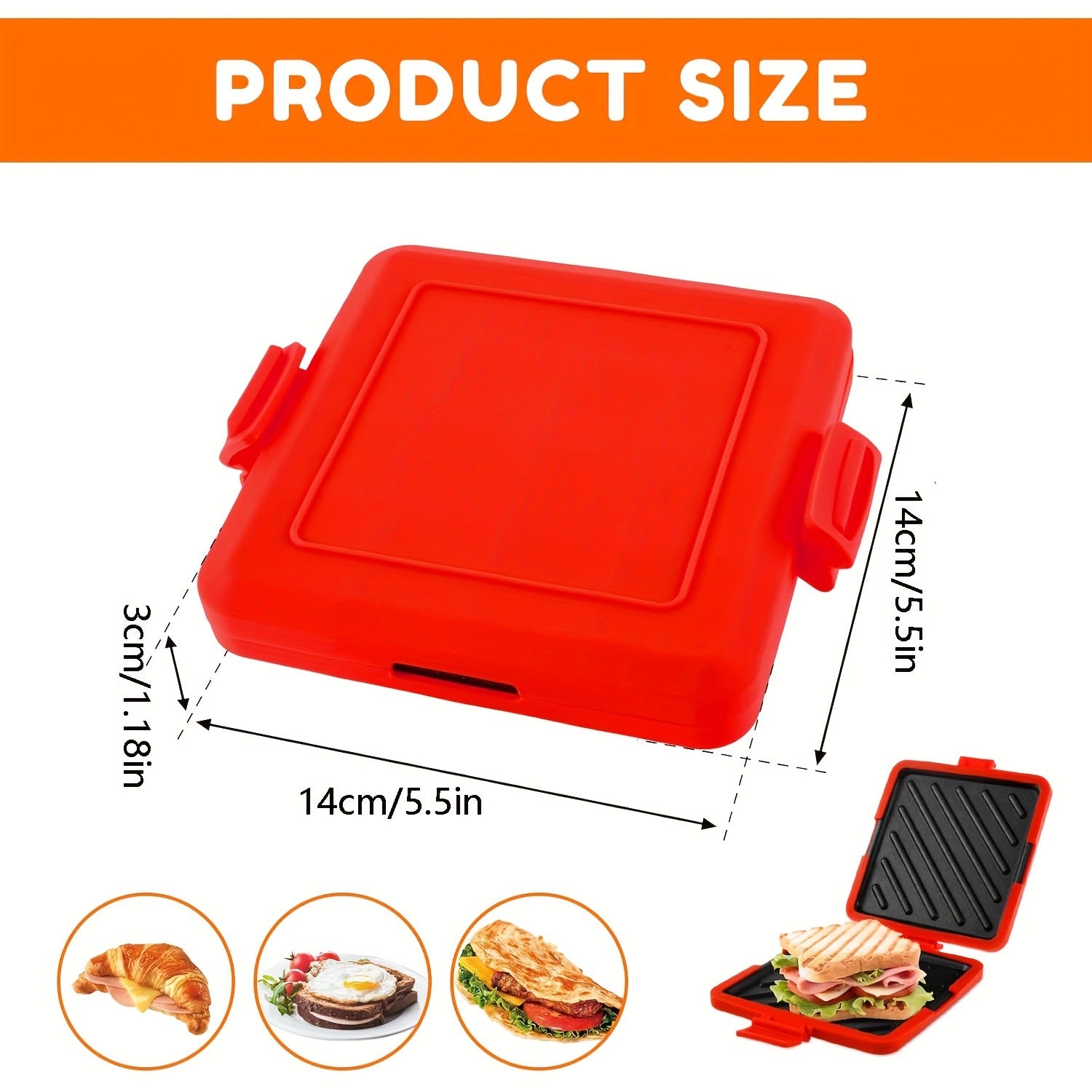 Microwave Toasting Rack – Portable High-Heat Bread Warmer & Reheater