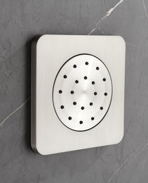 Shower System With Shower Head, Hand Shower, Slide Bar, Sprayer, Shower Arm, Hose, Valve Trim And Lever Handle