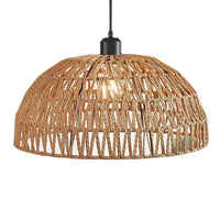 Tea Room Inn Bar Latest Japanese Style Hemp Rope Woven Chandelier Restaurant Bedroom Rattan Indoor Lighting Christmas Decoration