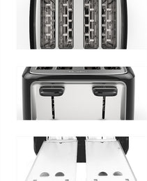 1500W High-Power 4-Slice Toaster – Family-Sized Efficiency with 6 Browning Levels