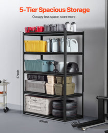 Storage Shelves 24 D X 48 W X 72 H 5-tier Garage Storage Shelving