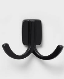 Modern Octopus Hook Matte Black: Cast Aluminum Towel Hook, Powder-Coated, 20lb Capacity