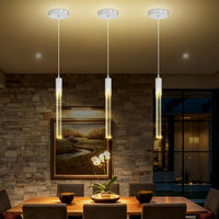 5-Lights Rectangular Pendant Lights for Kitchen Island Black Linear Crystal Chandelier Modern Chandeliers for Kitchen Island Dining Room