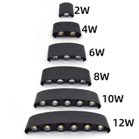 Led Wall Lamp outdoor Stair Light Fixture Bedside Loft Living Room Up Down Home Hallway Lampada 2W 4W 6W 8W 10W 12W Wall Sconces
