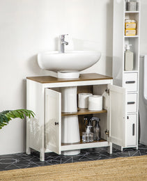 Bathroom Sink Cabinet, Freestanding Under Sink Cabinet Adjustable Shelf