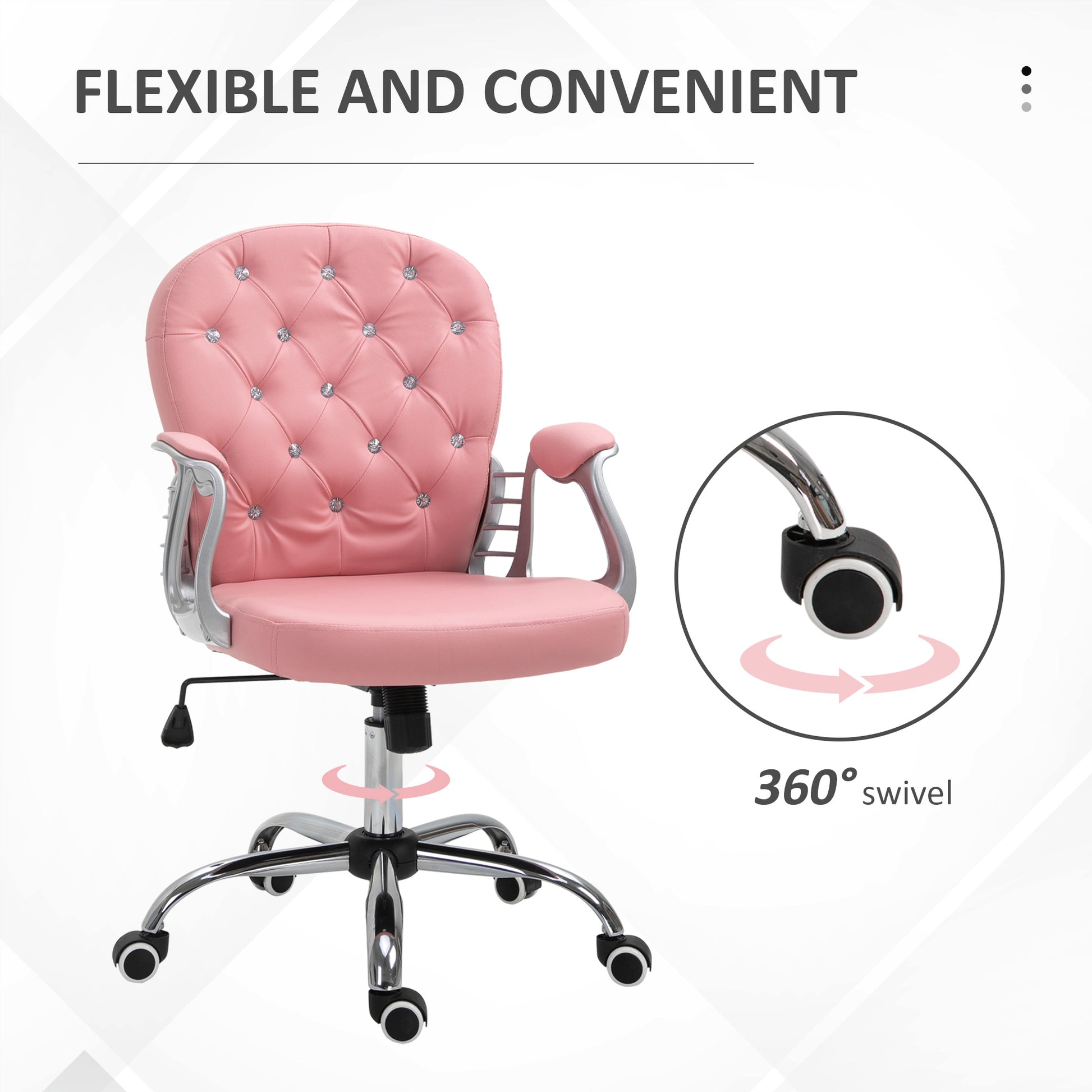 PU Leather Home Office Chair