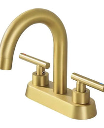 4 Inch Vanity Faucet Bathroom Faucet Dual Handle Bathroom Basin Faucet Leak-Free Brass[Unable Ship Weekends, TK/TEMU Only For Pickup]