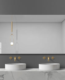 Bathroom Vanity Mirror , Wall-Mounted Mirror For Bathroom Anti-Fog Waterproof
