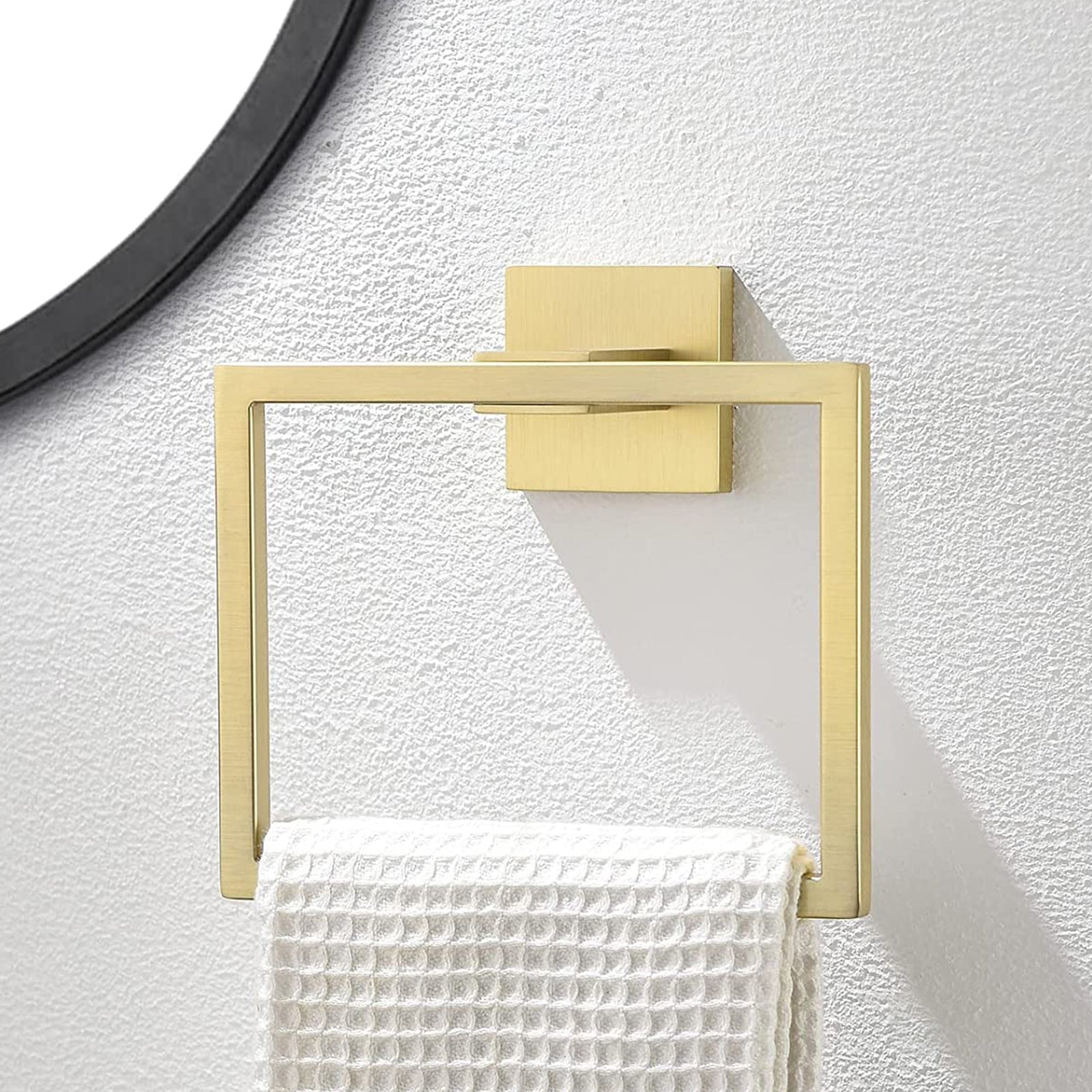 5 Piece SUS304 Bathroom Set Towel Bar  Ring  Hooks  TP Holder  Brushed Finish
