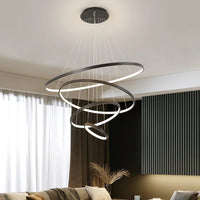 Modern led dining room chandeliers simple ringchandelier living bedroom Lights home indoorlighting decorative Pendant Lamps