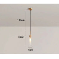 Cave Stone Wabi-Sabi Bedroom Bedside Chandelier Creative Cream Homestay Vintage Nordic Restaurant Pendant Lamp
