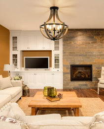 Solid Wood Modern Chandelier